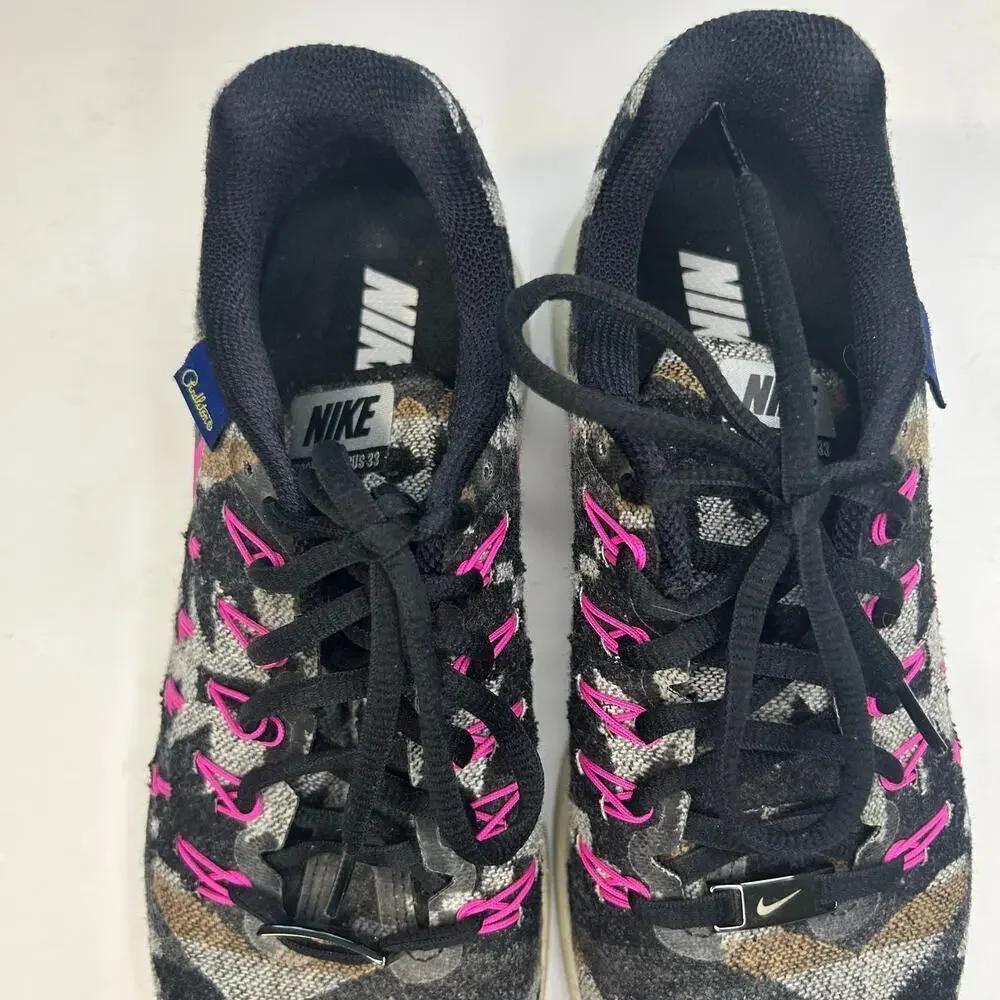 Nike women's NikeID Zoom Pegasus 33 collab pendleton aztec pattern detail size 8